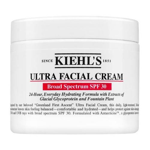Kiehls Ultra veido kremas SPF 30 - lengvas drėkinamasis kremas su apsaugos faktoriumi