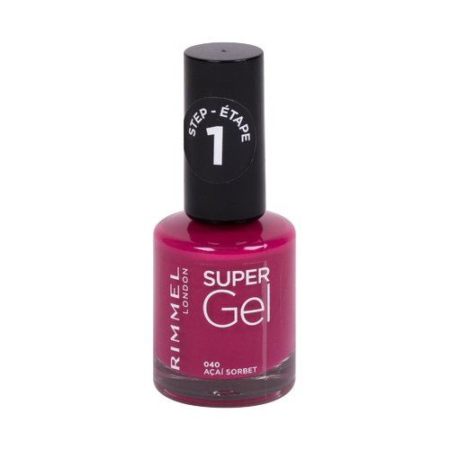 Rimmel Super Gel STEP1 - gēla nagu laka 12 ml 102 Paradise Valley sievietēm