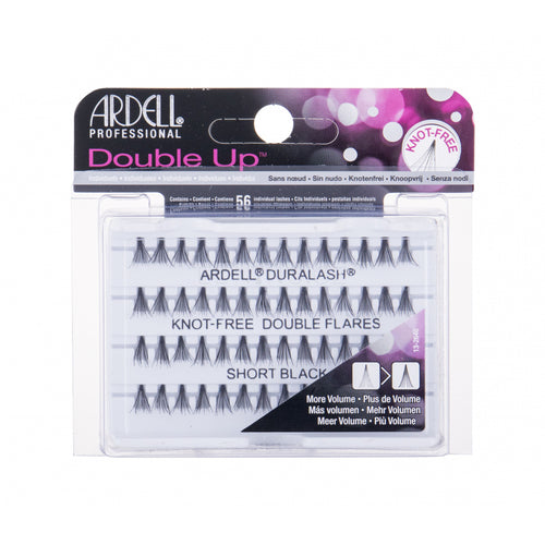Ardell Double Up Duralash Knot-Free dvigubi blakstienos be mazgų (56 vnt.) - Tufa lipnios blakstienos be mazgų