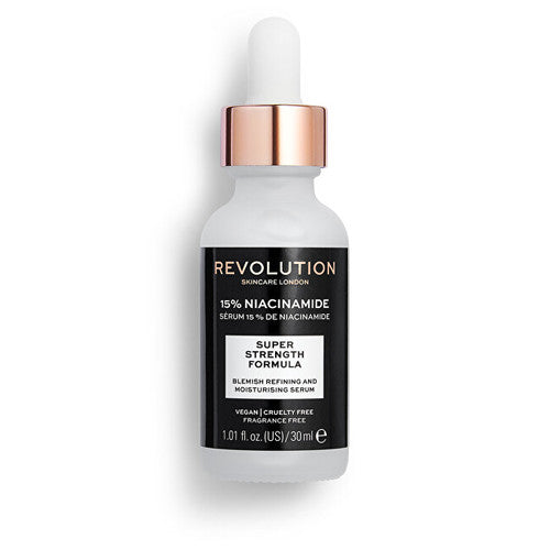 Revolution Skincare Extra 15% Niacinamide Scincare Blemish Refining ir Moisturizing serumas – Odos  serumas (30ml)  Moterims
