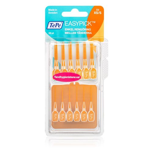 TePe EasyPick XS / S Orange (36 vnt.) - Dantų krapštukai