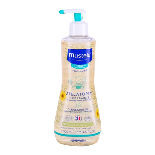 Mustela Bébé Stelatopia Shower Oil – bērnu dušas eļļa (500ml) Unisex