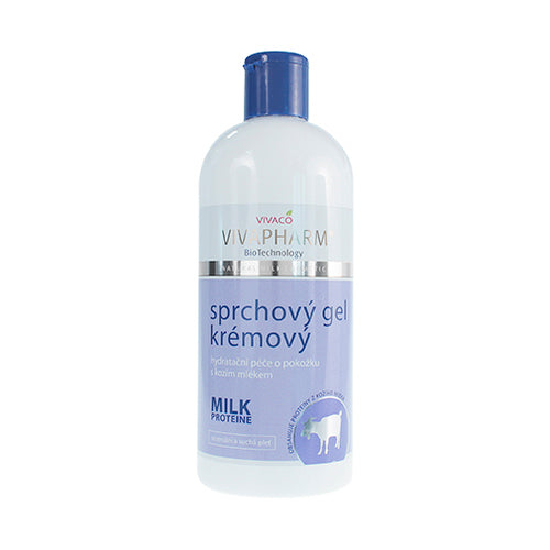 Vivapharm Kreminė dušo želė su ožkos pienu (400ml) Moterims