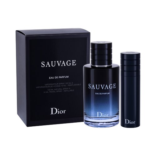Dior Sauvage Eau de Parfum Gift set EDP 100 ml and EDP 10 ml (refillable)