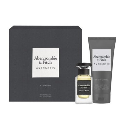 Abercrombie ir Fitch Authentic Man dovanų rinkinys EDT 50 ml ir dušo želė 200 ml Vyrams