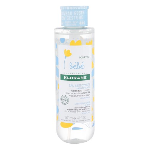Klorane Baby Calendula Cleansing Water – nahale jäetav puhastusvesi (500ml) naistele
