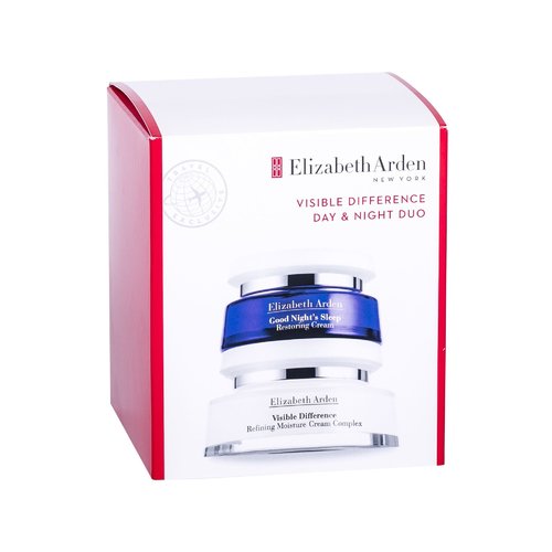 „Elizabeth Arden Visible Difference Day & Night Duo Set“ – dovanų rinkinys dieninei ir naktinei odos priežiūrai