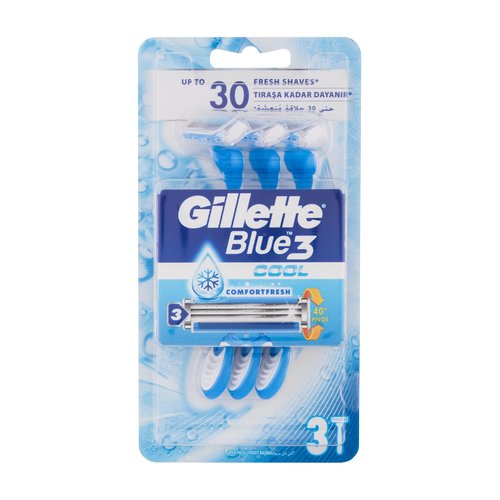 Gillette Blue3 Cool – vienkartiniai vyriški skustuvai (6.0ks) Vyrams
