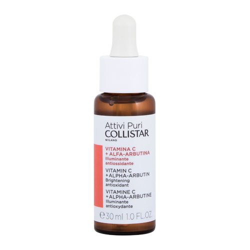 Collistar Pure Actives Vitaminas C + Alpha-Arbutin – odos serumas 30ml Moterims