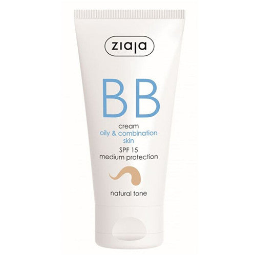 Ziaja BB kremas riebiai, mišriai odai (SPF15)