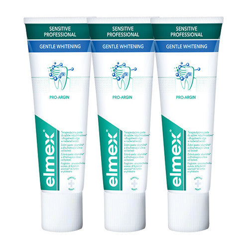 Elmex Sensitive Whitening Trio zobu pasta (jutīgiem zobiem) 75ml