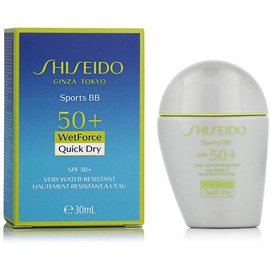 Shiseido „WetForce“ greitai džiūstantis sportinis BB kremas nuo saulės SPF 50+