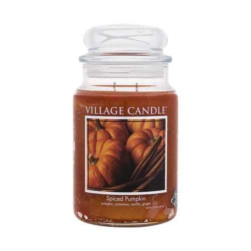Village Cirle Spiced Pumpkin – kvapni žvakė stiklinėje
