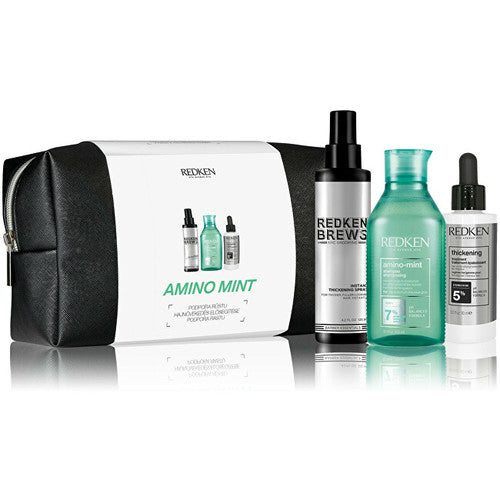 Redken Amino Mint rinkinys – plaukų priežiūros dovanų rinkinys Moterims