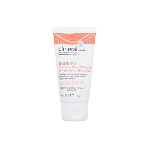 „Ahava Clineral SkinPro“ apsauginis drėkinamasis kremas SPF50+ – apsauginis kasdienis odos kremas