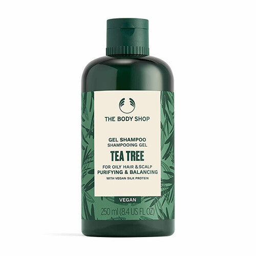 The Body Shop Arbatmedžio gelio šampūnas (riebiems plaukams)