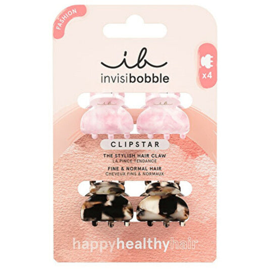 Invisibobble Clipstar Petit Four ( 4 vnt ) - Plaukų segtukas