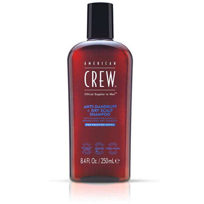 American Crew Šampūnas nuo pleiskanų + sausos galvos odos 250ml
