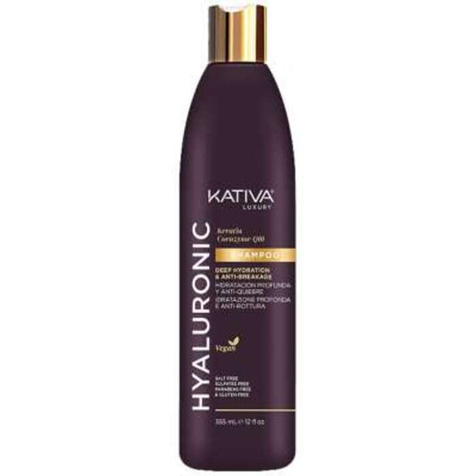 Kativa Hialurono keratinas & Kofermento Q10 šampūnas 355ml Moterims