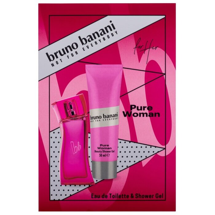 Bruno Banani Pure Woman Gift set EDT 30 ml and crescent gel 50 ml