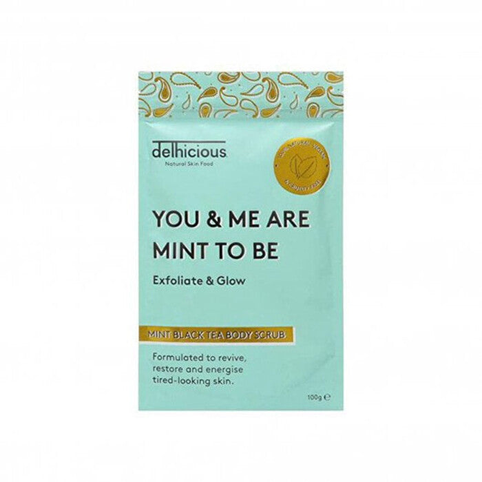 Delhicious You &amp; Body Scrub "Me Are Mint To Be Mint Black Tea" - kehakoorija 100,0g naistele