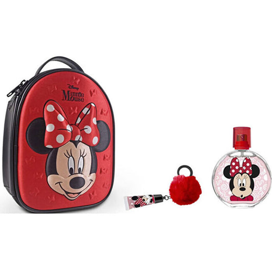 FRAGRANCES FOR CHILDREN Minnie Gift Set EDT 100 ml, lip gloss with pendant and zip case