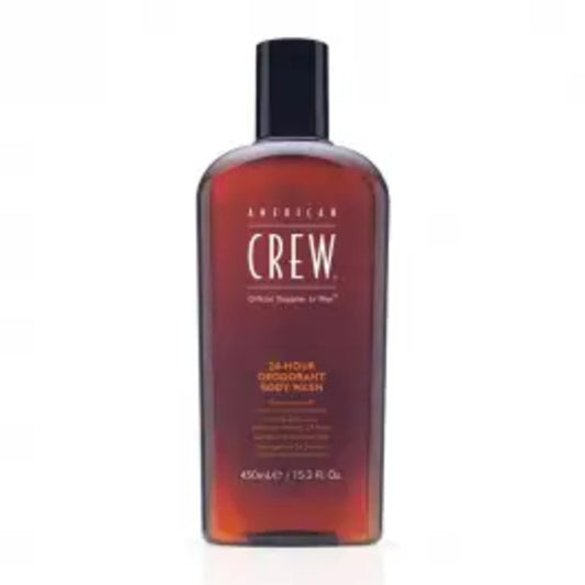 American Crew 24-Hour dezodorantas Body Wash – dušo želė su dezodoruojančiu poveikiu 450ml