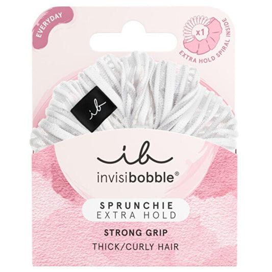 Invisibobble „Srunchie Extra Hold Pure White“ – „Hair Scrunchie“. Moterims