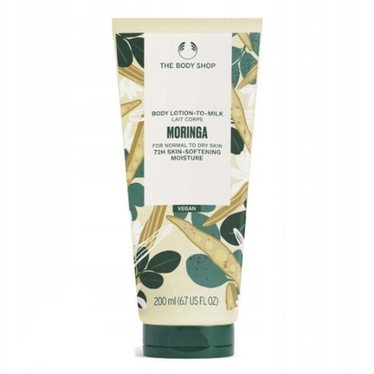 „The Body Shop“ moringos kūno losjonas – kūno losjonas normaliai ir sausai odai