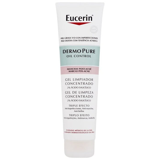 Eucerin DermoPure Triple Effect Cleansing Gel – šveičiamasis valomasis gelis su trigubu poveikiu 150ml