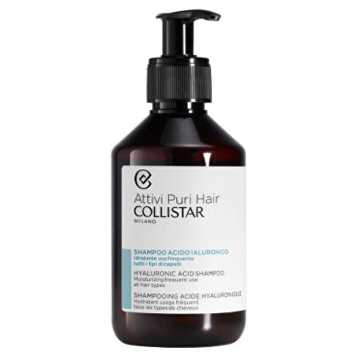 Collistar Attivi Puri hialurono rūgšties šampūnas (250ml) Moterims