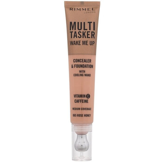Rimmel Multi Tasker Wake Me Up peitekreem ja jumestuskreem 20 ml (060 Light Honey) naistele