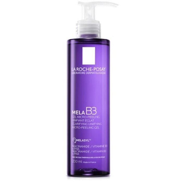 La Roche-Posay Mela B3 Clarifying Micro-Peling Gel – šviesinantis šveitimo gelis nuo tamsių dėmių (200ml) Moterims