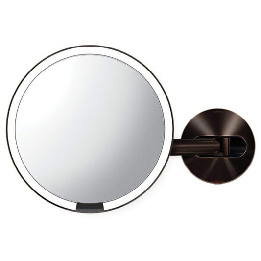 Simplehuman Dark Bronze - Kosmetinis veidrodis ant sienos su jutikliu