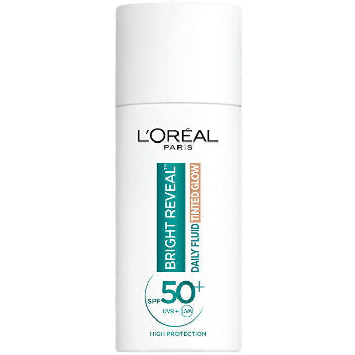 L´Oréal Bright Reveal Daily Fluid SPF 50+ – izgaismojošs tonēts fluīds (50 ml) sievietēm