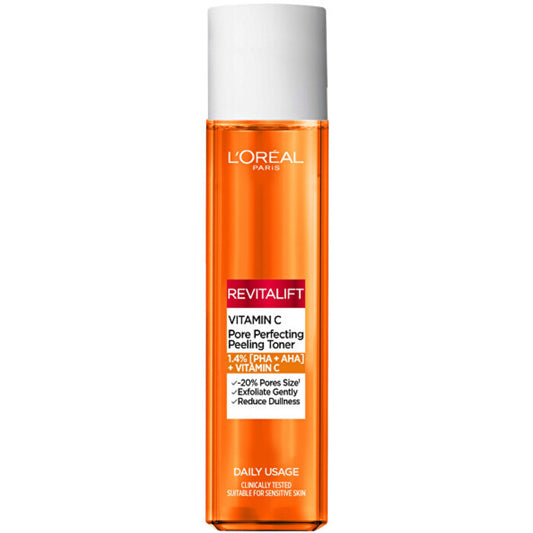 L´Oréal Revitalift Vitamin C Pore Perfecting Peeling Toner – kirgastav nahatoonik (180ml) naistele