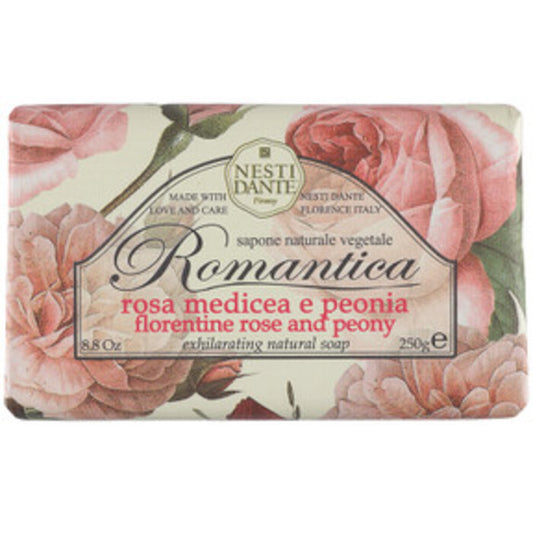 Nesti Dante Romantica natural floral rose and peony soap