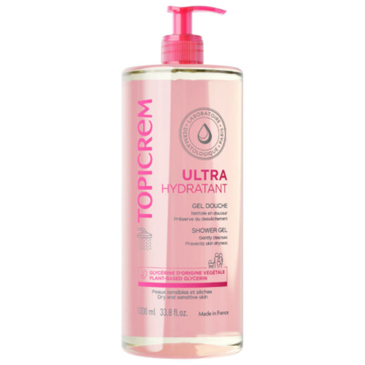 Topicrem Ultra-Moisturizing dušo gelis – itin drėkinanti dušo želė 75ml