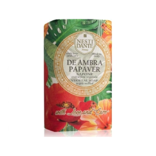Nesti Dante Su meile ir rūpesčiu augalinis muilas „De Ambra Papave“