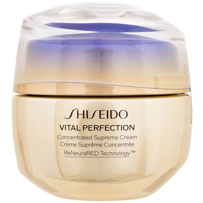 Shiseido „Vital Perfection“ koncentruotas aukščiausios kokybės kremas – stangrinamasis odos kremas