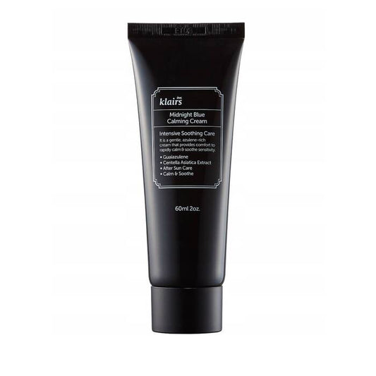 Dear, Klairs Midnight Blue Calming Cream – naktinis kremas su raminančiu poveikiu 60ml Moterims