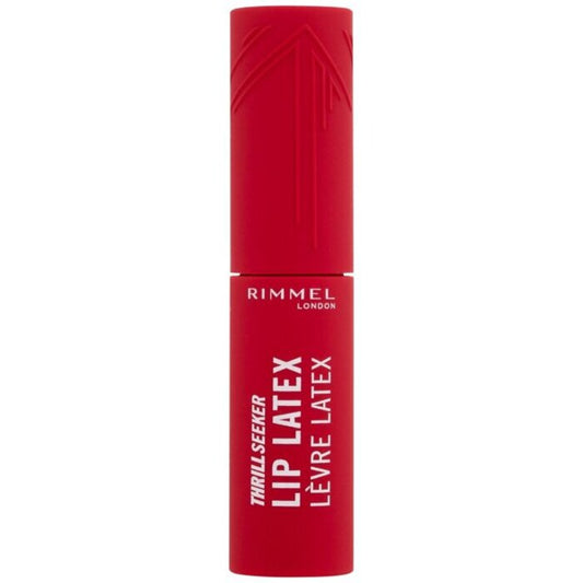 Rimmel Thrill Seeker Lip Latex - šķidra lūpu krāsa ar augstu spīdumu 6 ml 100 Sassy For Women