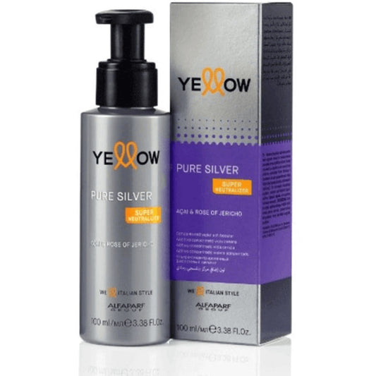 Alfaparf Milano Yellow Pure Silver Super Neutralizer – lilla pigment soovimatute varjundite neutraliseerimiseks 100 ml naistele