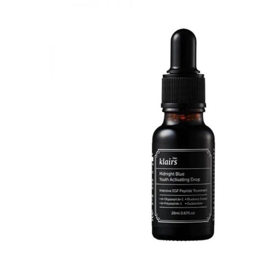  Mieli, Klairs Midnight Blue Youth Activating Drop - aktyvuojantis serumas odos atjauninimui 20 ml Moterims