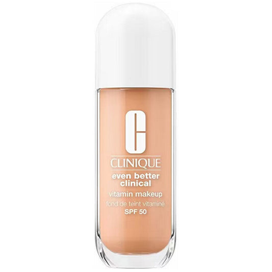  „Clinique Even Better Clinical Vitamin Make-up SPF 50“ – skystas makiažo pagrindas, 30 ml, šviesiai vidutinis, vėsus, 1 atspalvis Moterims