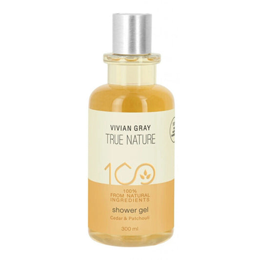 Vivian Gray Tikras gamtos kedras ir  Patchouli dušo gelis – dušo želė 300ml