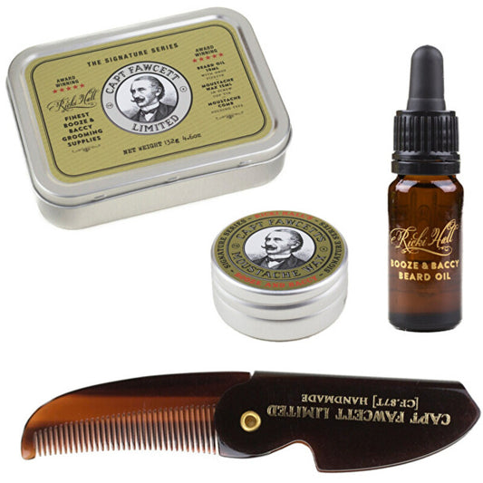 Captain Fawcett Ricki Hall's Booze & Baccy Set – dovanų rinkinys