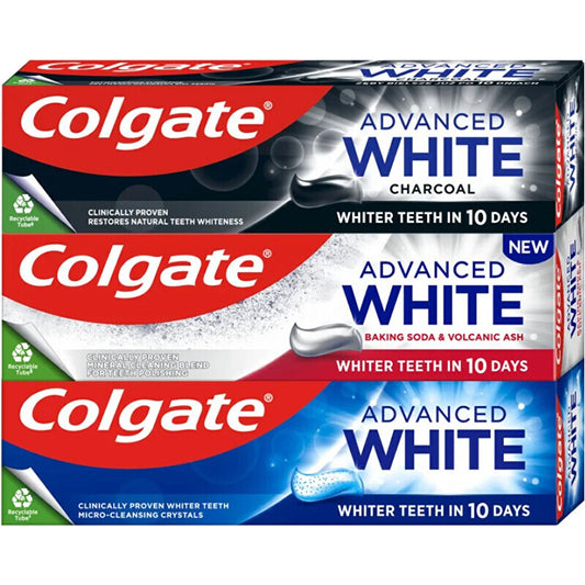 Colgate Advanced Mix Trio Set – balinamųjų dantų pastų rinkinys 75ml