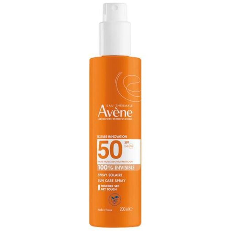 Avène Apsauginis purškiklis nuo saulės SPF 50 – apsauginis purškiklis nuo saulės