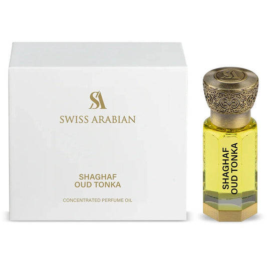 Swiss Arabian Shaghaf Oud Tonka parfumuotas aliejus 12ml